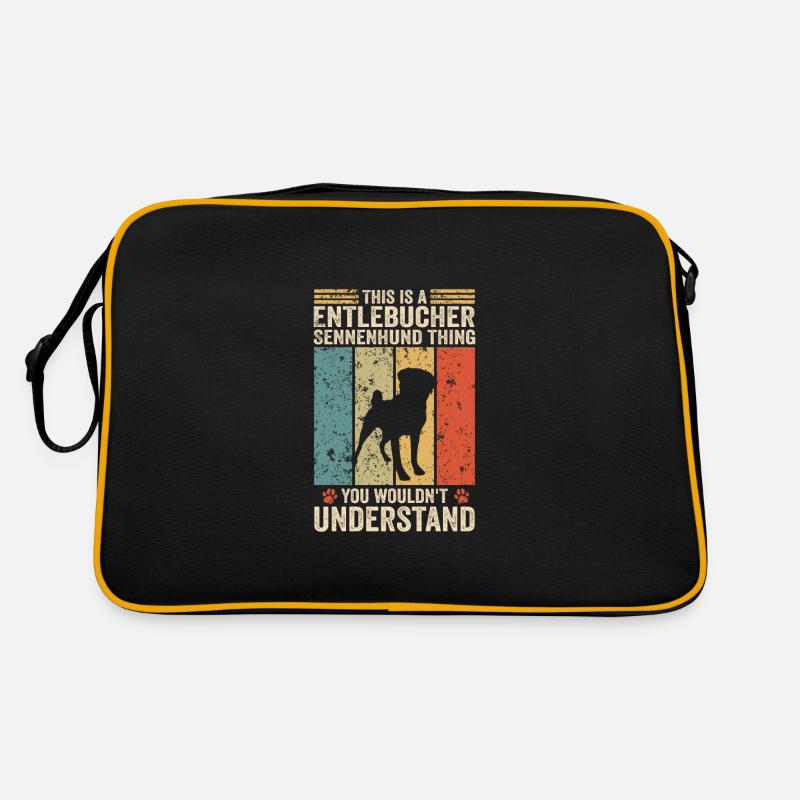 This is an Entlebucher Mountain Dog Thing Retro Tasche