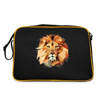 Cadeau Vector Lion’s Head - Sac Retro - noir/or - Dos