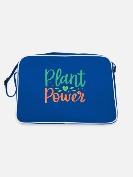 Pouvoir des plantes - Sac Retro - bleu/blanc - Dos