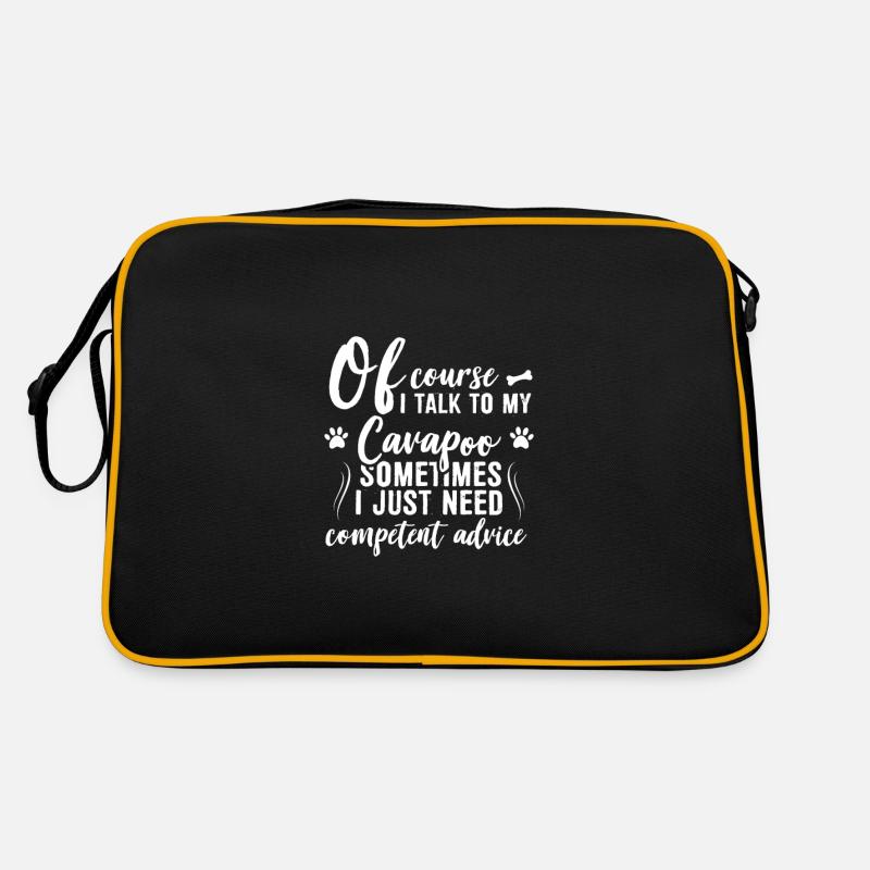 Of course I talk to my Cavapoo Retro Bag