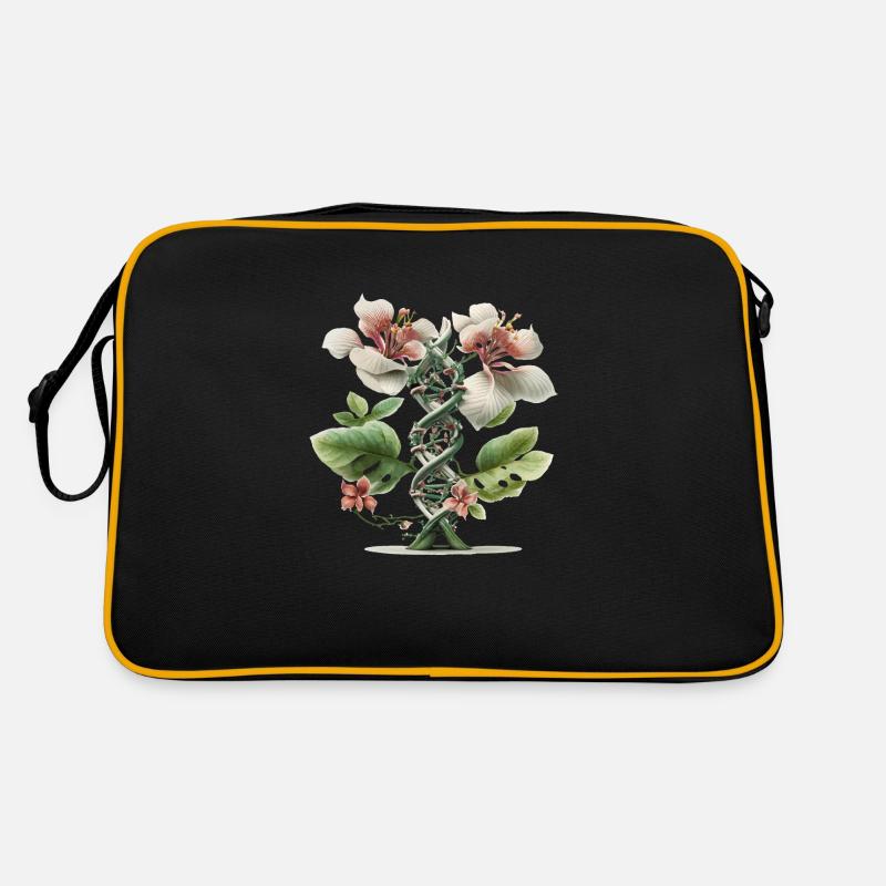 DNA Orchidee Geschenk Retro Tasche