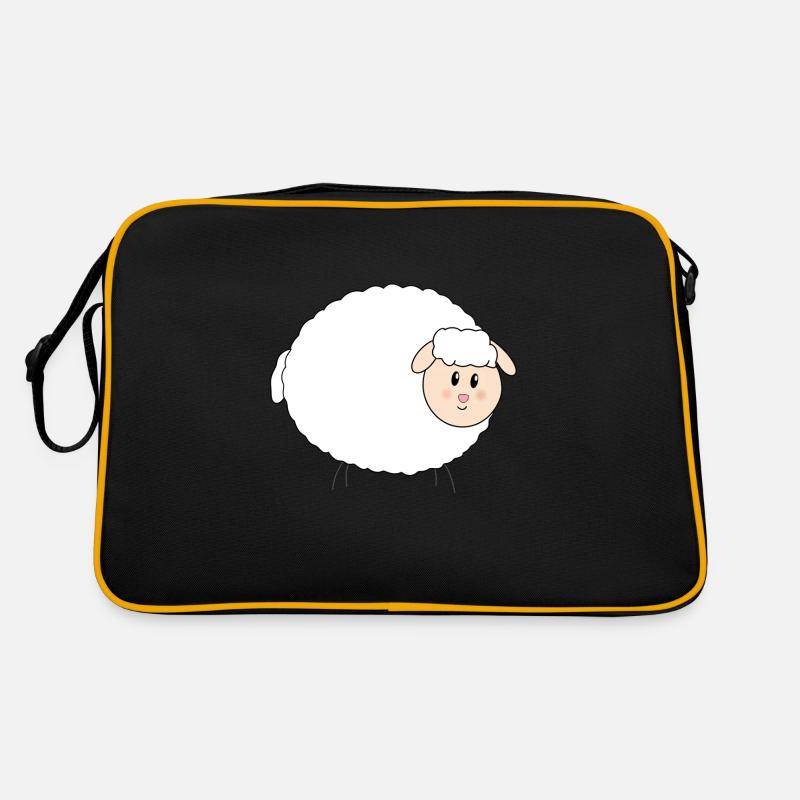 Süßes, dickes Schaf Ostern Retro Tasche