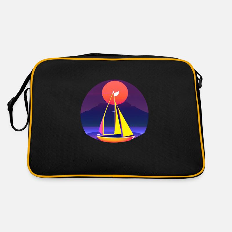 Sailing Sailing Ship Sailing Sailing Sailing Boat Retro Bag