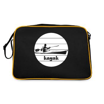 Sports nautiques en kayak - Sac Retro - noir/or - Dos