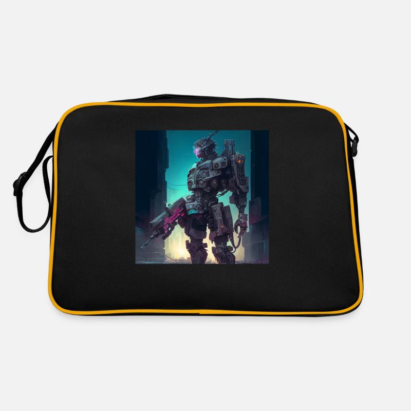 Robot Retro Tasche