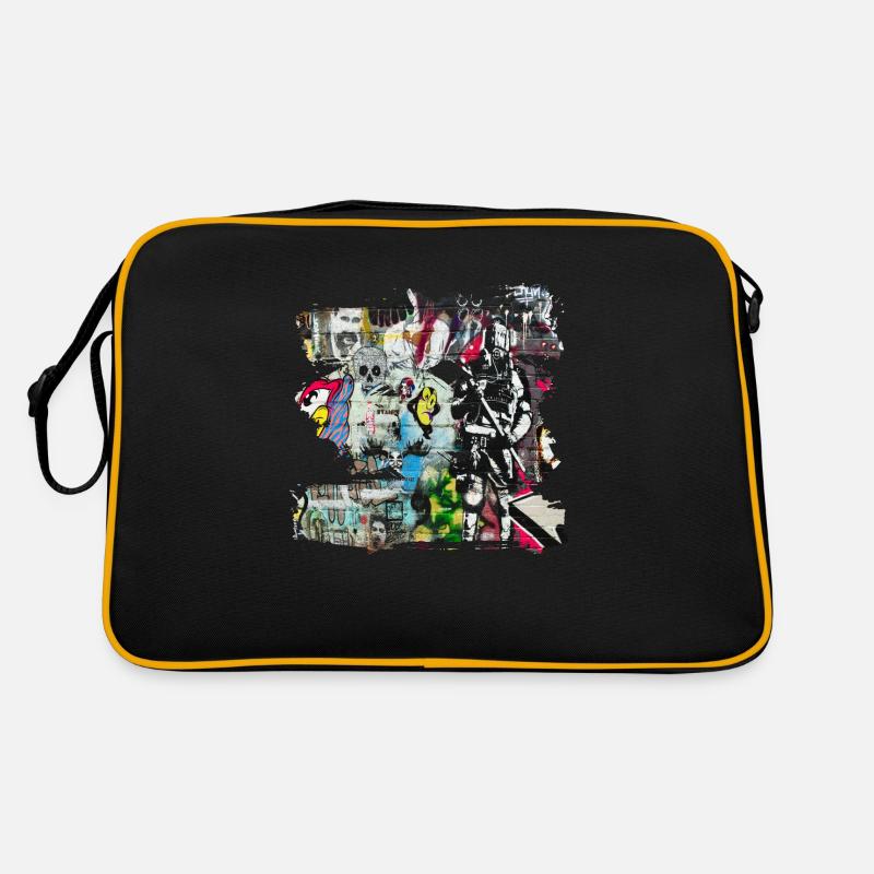 Graffiti style Splash hip hop couleurs peintre couleur Sac Retro