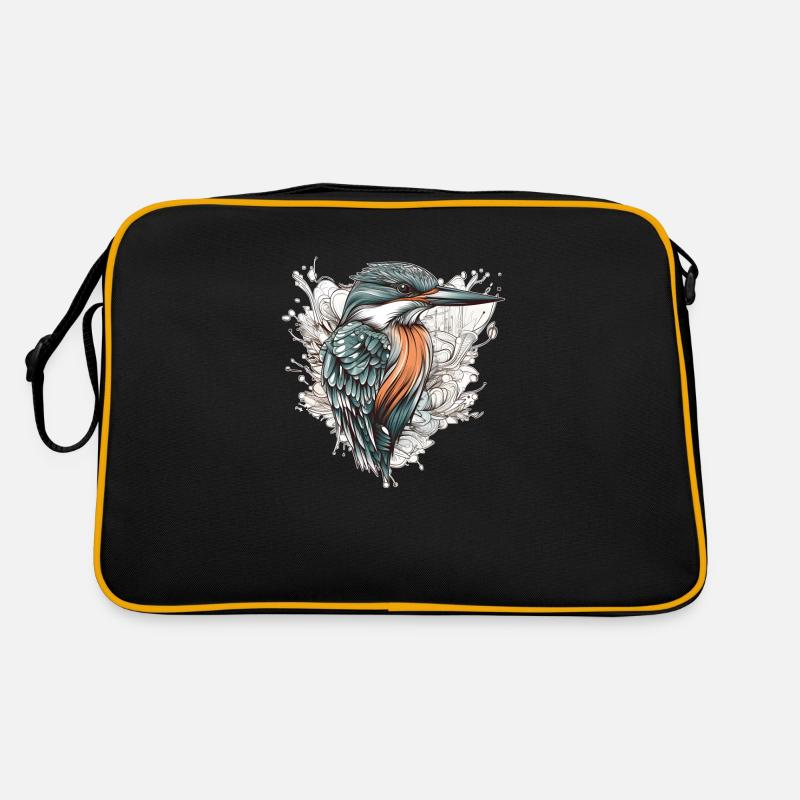 Eisvogel episch Retro Tasche