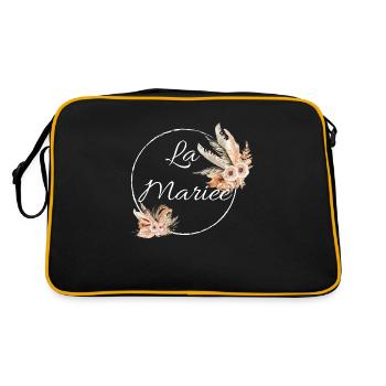 La mariée floral - Sac Retro - noir/or - Dos