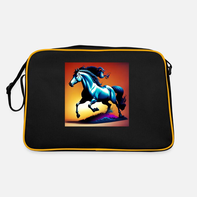 Cheval dans le sable Sac Retro