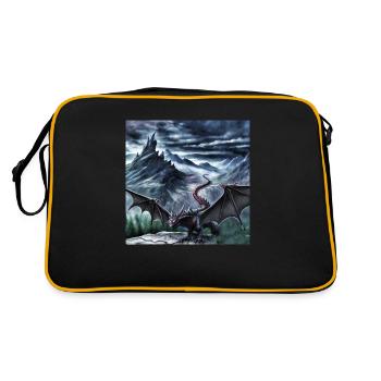 Dragon - Sac Retro - noir/or - Dos