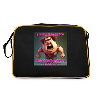 I have no quirks - these are special effects - Retro Bag - black/gold - Back