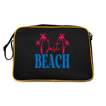 Just Beach - Retro Bag - black/gold - Back