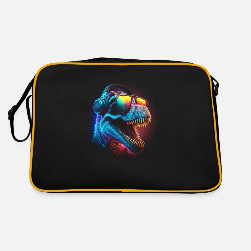 Rad Rex - Retro Tasche - Schwarz/Gold