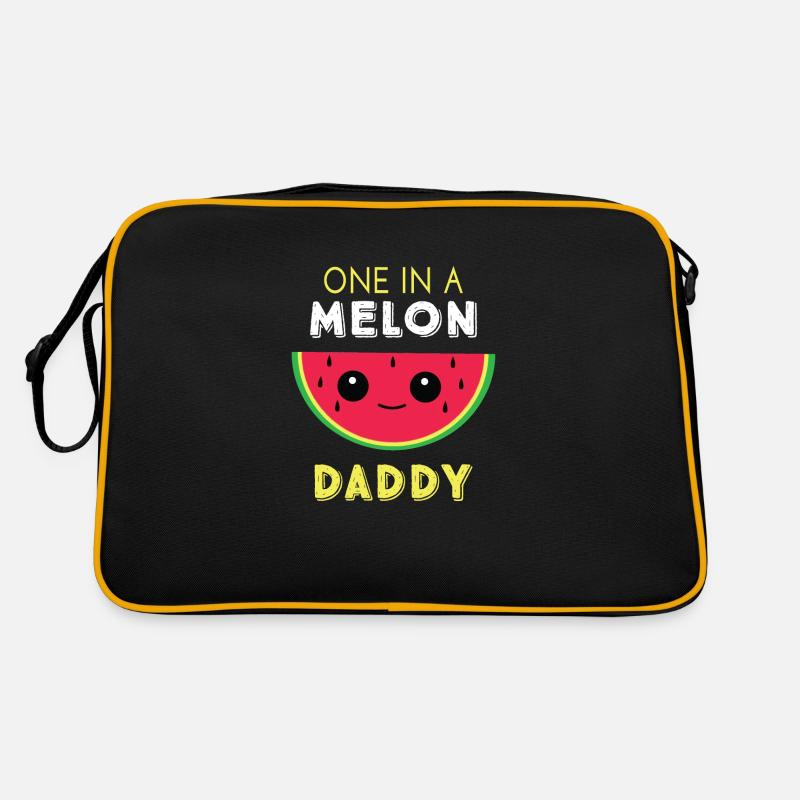 Eins in einem Melonen-Daddy Retro Tasche
