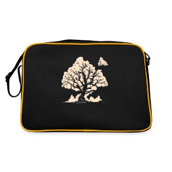 Your tree - Retro Bag - black/gold - Back