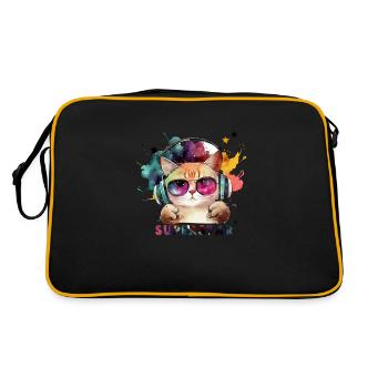 superstar - Retro Bag - black/gold - Back
