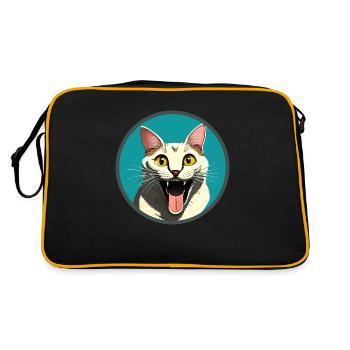 Happy Kitty - Sac Retro - noir/or - Dos