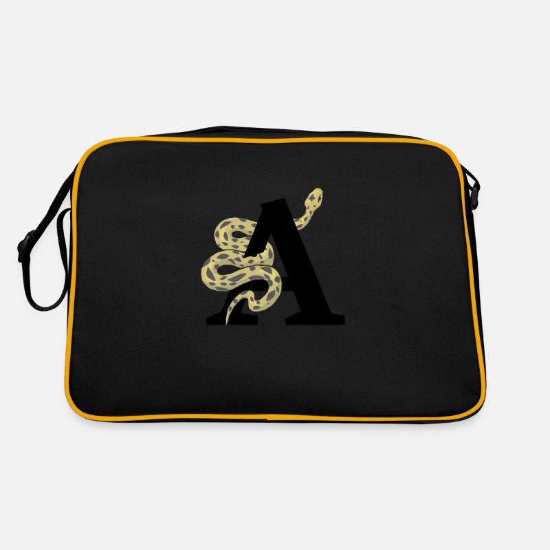 Brief an die Schlange Retro Tasche