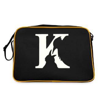 Illusion d’optique art psychédéliques formes rétro K - Sac Retro - noir/or - Dos