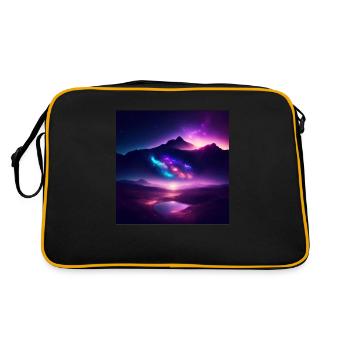 Aurore boréale - Sac Retro - noir/or - Dos