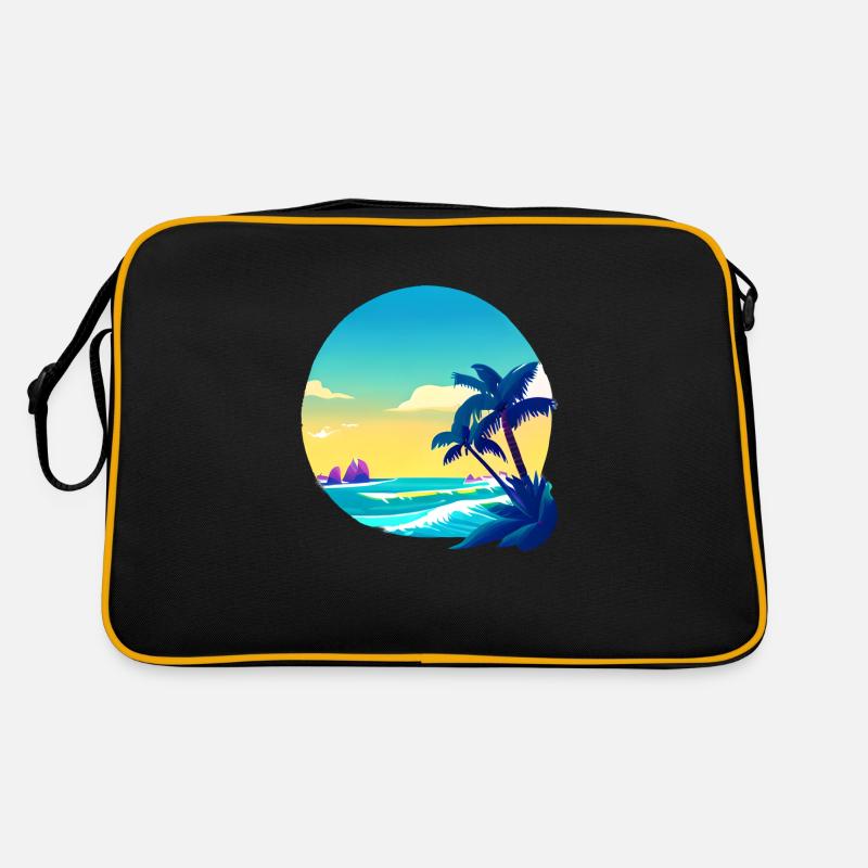 Summer Palm Gift Holiday Tree Sun Palms Retro Bag