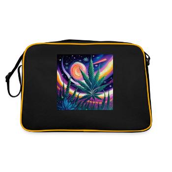 Fang Gogh Cannabis - Retro Bag - black/gold - Back