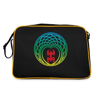 Motif Amazigh Ancien - Sac Retro - noir/or - Dos