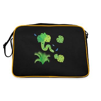 Jungle fever - Retro Bag - black/gold - Back