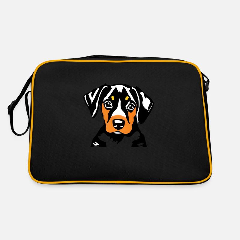 Doberman Chien Doberman Dresseur Doberman Chiot Sac Retro