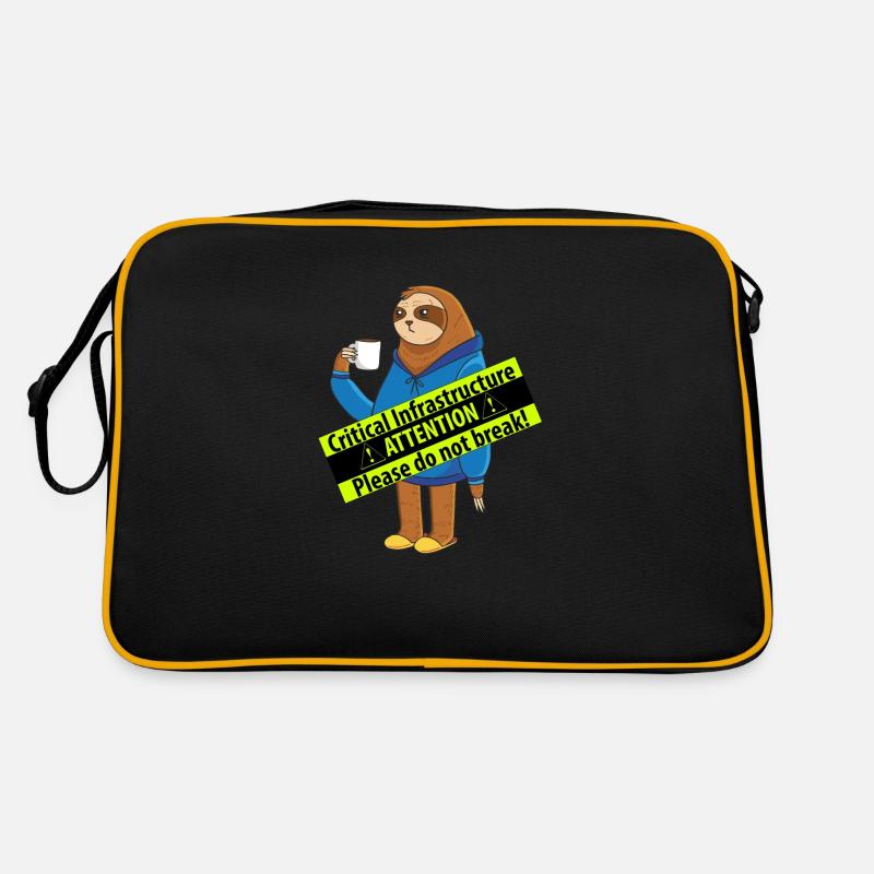 Coffee cups as critical infrastructure Retro Bag