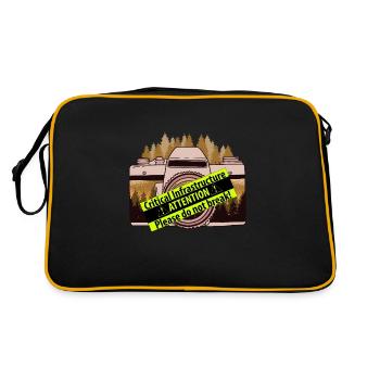 The camera as critical infrastructure - Retro Bag - black/gold - Back