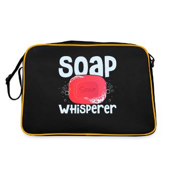 Savonnier Savonnier Fabricant de savon - Sac Retro - noir/or - Dos