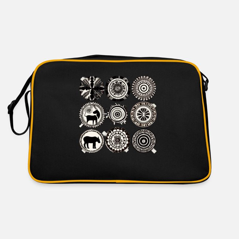 Afrikanische Folklore Retro Tasche