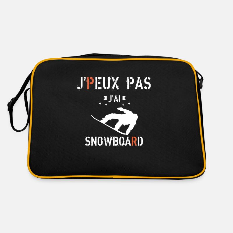 J Peux Pas J ai Snowboard Sac Retro