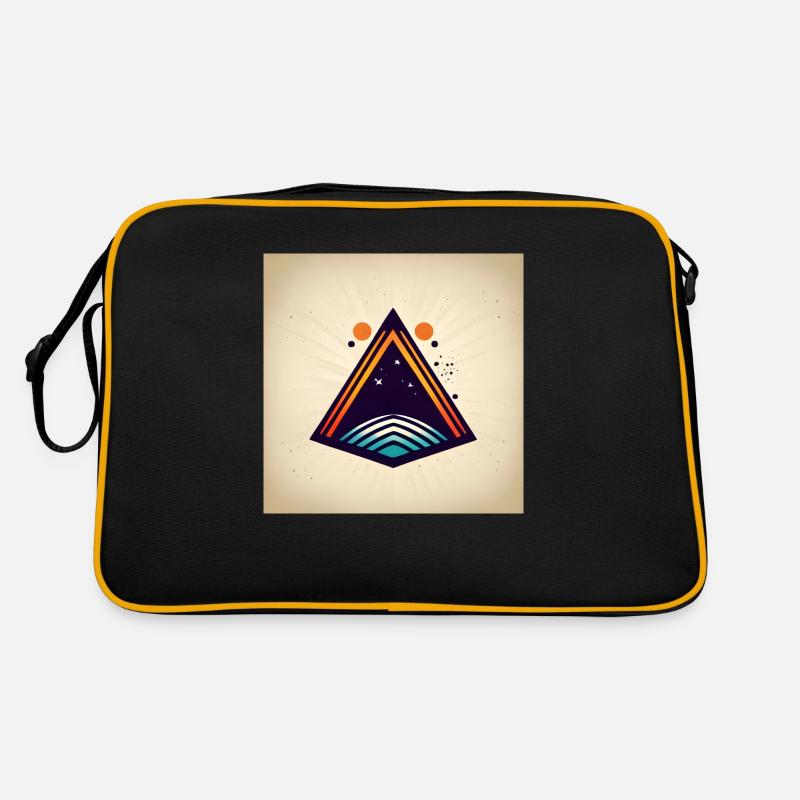 Space Triangle Retro Bag
