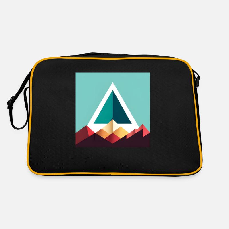 triangle abstrait Sac Retro