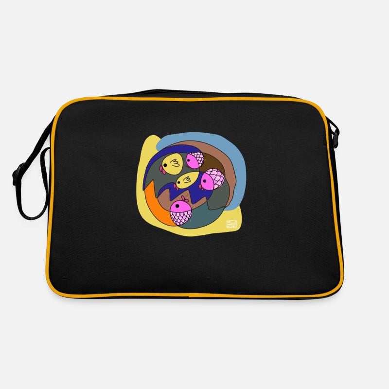 Fisch 3 Retro Tasche
