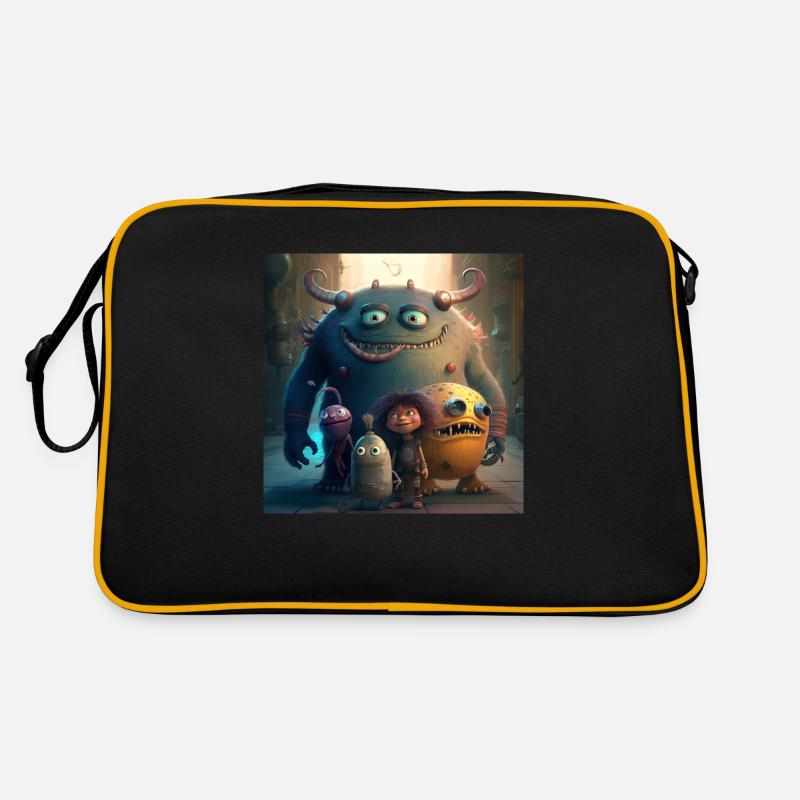 Friendly monsters Retro Bag