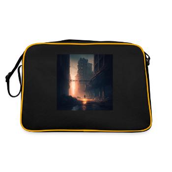 Avenir dystopique - Sac Retro - noir/or - Dos