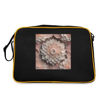 Amazing Flowers - Retro Bag - black/gold - Back