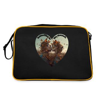 Les papillons dans l’estomac sont des sentiments merveilleux - Sac Retro - noir/or - Dos