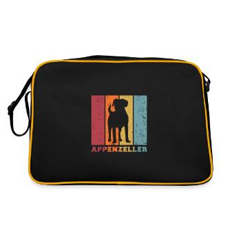 Appenzeller - Retro Tasche - Schwarz/Gold - Hinten
