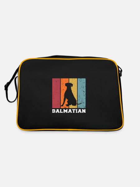 Dalmatiner - Retro Tasche - Schwarz/Gold