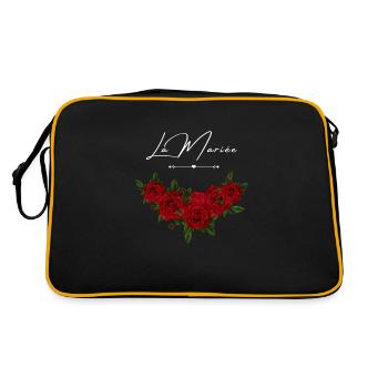 La mariée floral - Sac Retro - noir/or - Dos