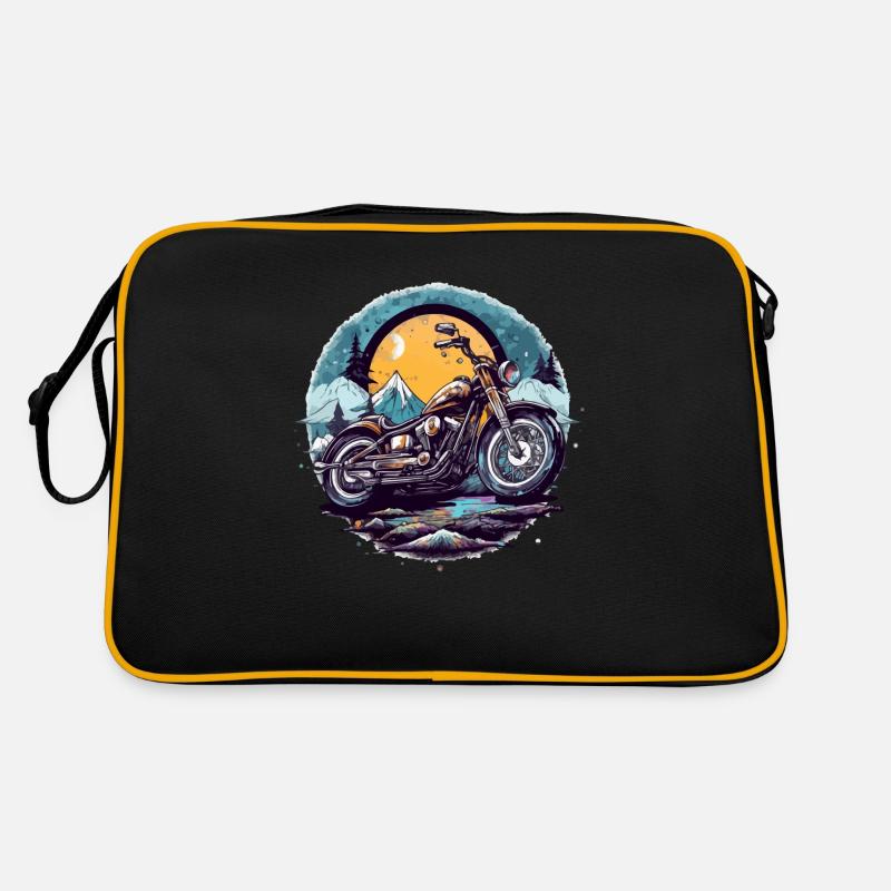 Motorrad-Chopper Retro Tasche