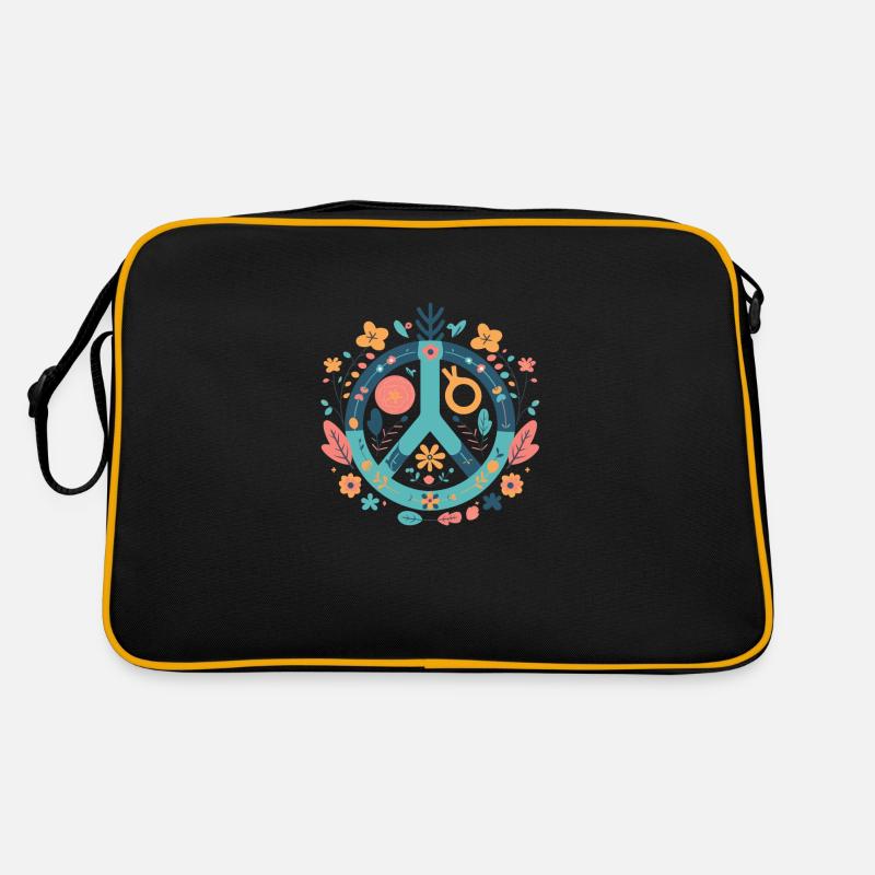 Peace and love Sac Retro
