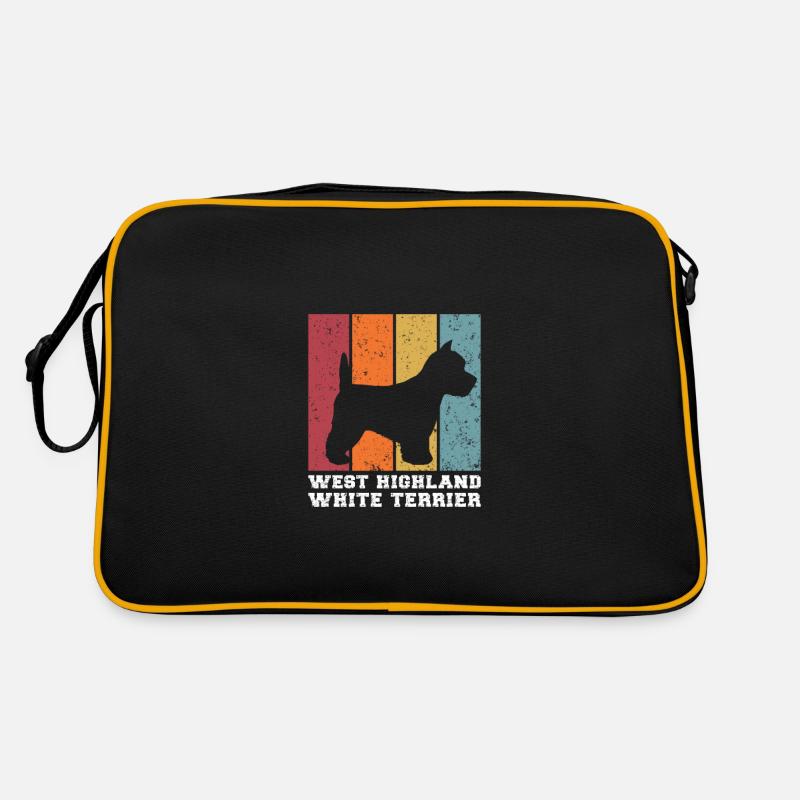 West Highland White Terrier Retro Tasche