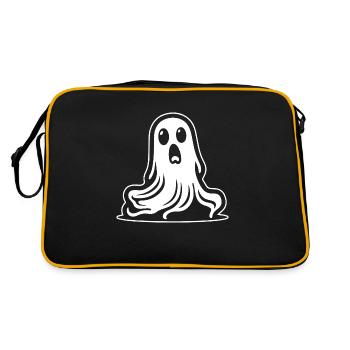 Ghost Ghosts Witching Hour Halloween - Retro Bag - black/gold - Back