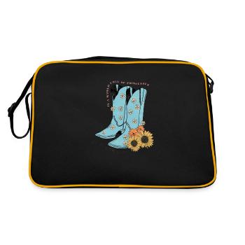 Western Desert Retro 3 - Retro Bag - black/gold - Back