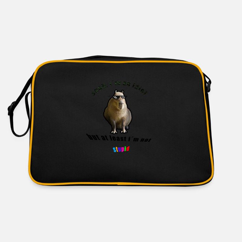 Capybara Meme Retro Tasche